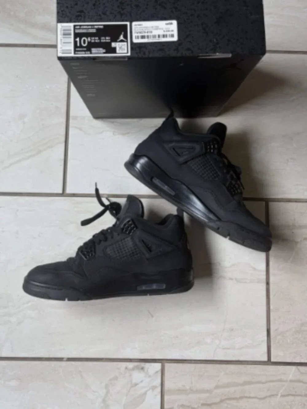 Jordan Air Jordan 4 Retro 2025 Black Cat Black